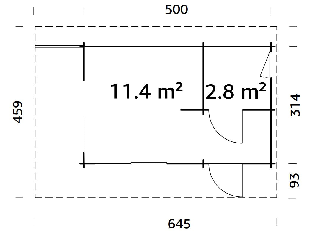 Cecilia 14,2 m2 Slide Plus