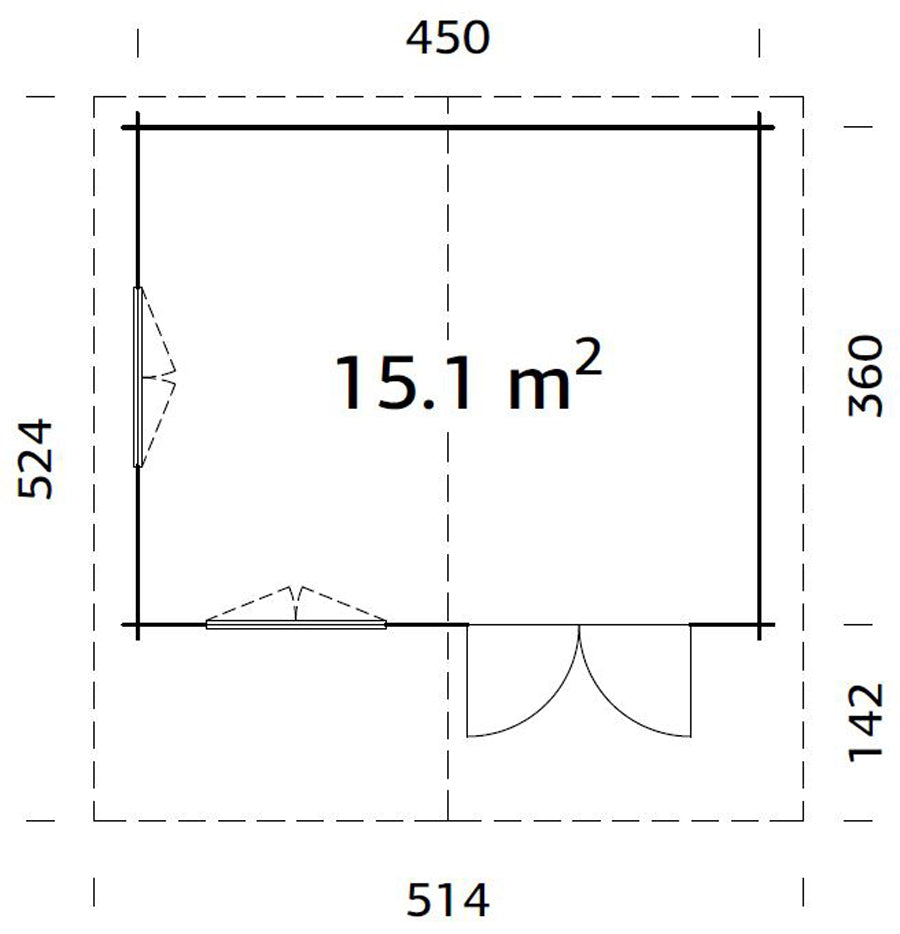 Helena 15,1 m2