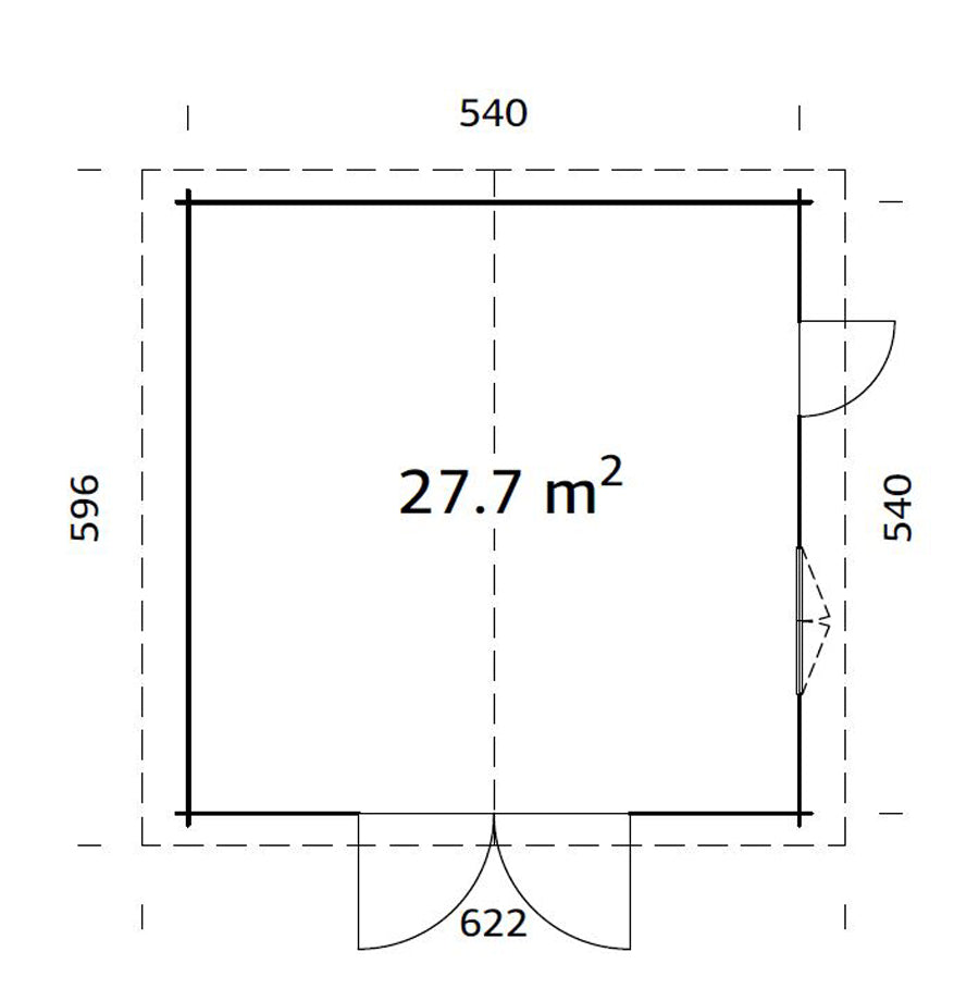 Garage Roger 27,7 m2
