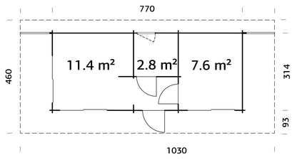 Cecilia 21,8 m2