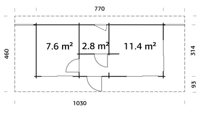 Cecilia 21,8 m2