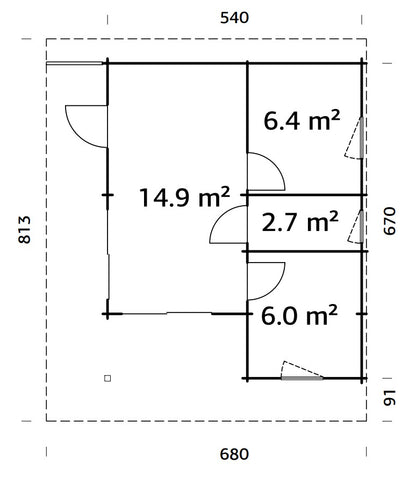 Cecilia 30,0 m2