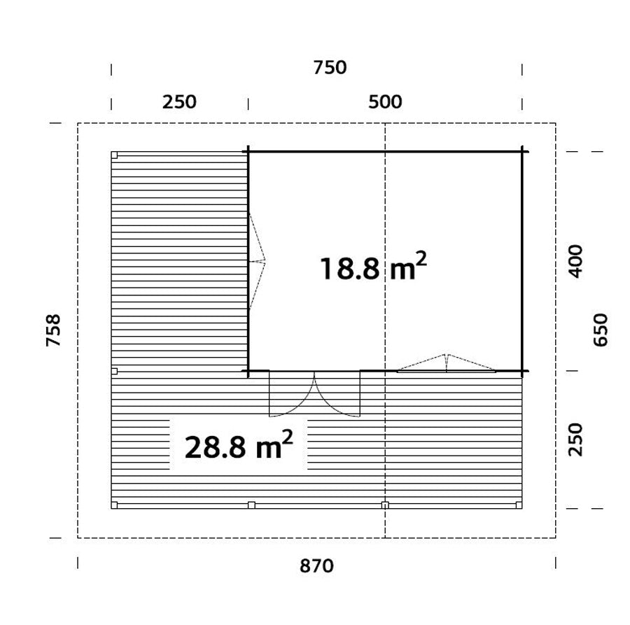 Agneta 18,8+28,8 m2
