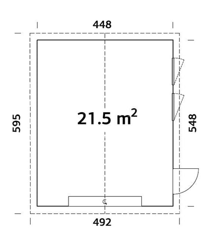 Andre 21,5 m2