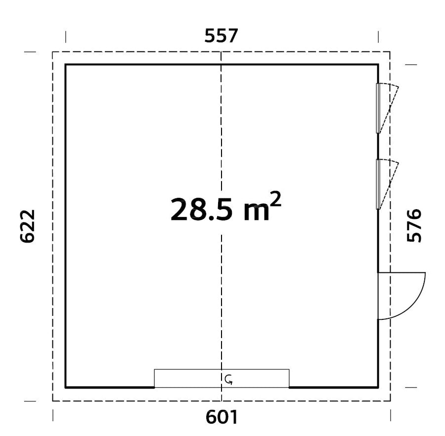 Andre 28,5 m2