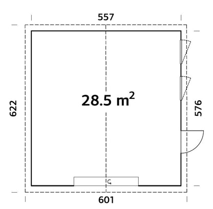 Andre 28,5 m2