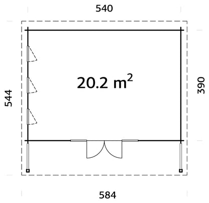 Caroline 20,2 m2