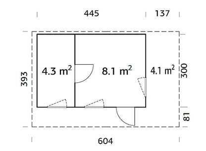 Grace 12,4+4,1 m2