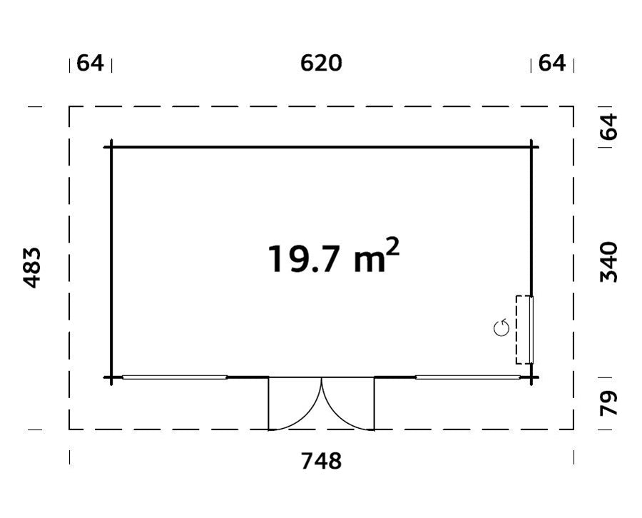 Heidi 19,7 m2