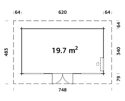Heidi 19,7 m2