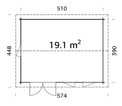 Iris 19,1 m2