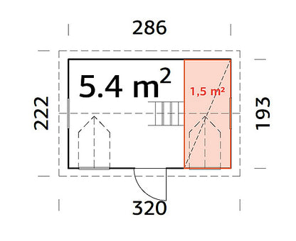Marie 5,4 m2