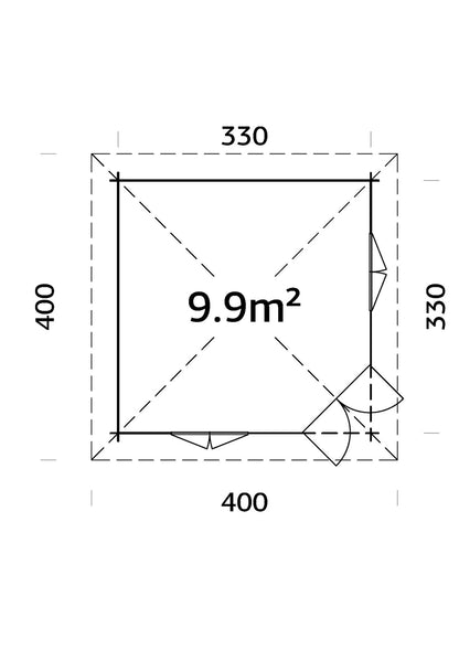 Melanie 9,9 m2