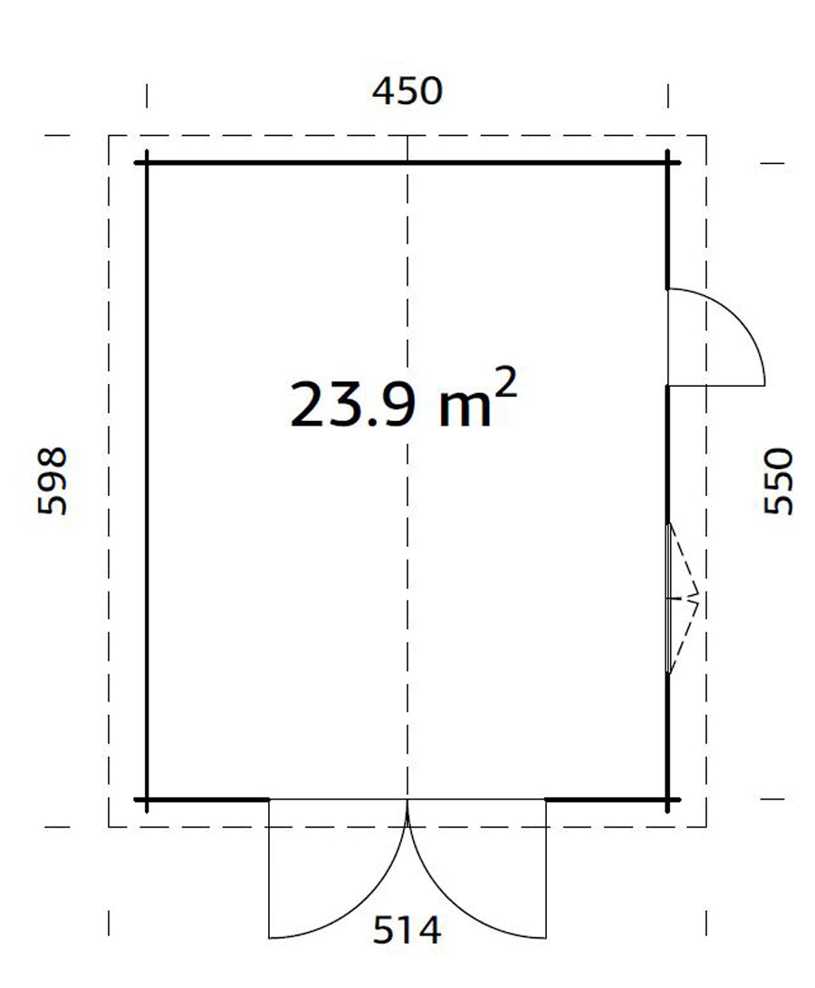 Garage Roger 23,9 m2