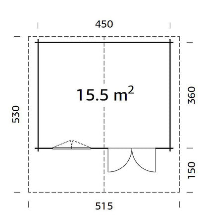 Sally 15,5 m2