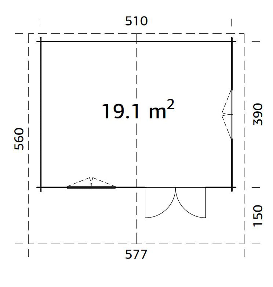 Sally 19,1 m2